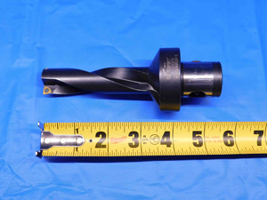 KOMET 0.889 O.D. COOLANT INDEXABLE INSERT DRILL UV2000690 ABS50 SHANK 2 FL .889 - BR6843BM4