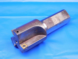 WAUKESHA 1 1/2 DIA. SQUARE SHOULDER INDEXABLE END MILL 7810-0132-F 1" SHANK 3 FL - BR6870BM4