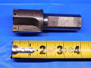 WAUKESHA 1 1/2 DIA. SQUARE SHOULDER INDEXABLE END MILL 7810-0132-F 1" SHANK 3 FL - BR6870BM4