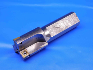 WAUKESHA 1" DIA. SQUARE SHOULDER INDEXABLE END MILL 7810-0100-F 3/4 SHANK 3 FL - BR6893BM4