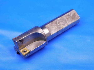 WAUKESHA 1" DIA. SQUARE SHOULDER INDEXABLE END MILL 7810-0100-F 3/4 SHANK 3 FL - BR6894BM4