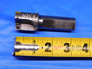 WAUKESHA 1 1/8 DIA. SQUARE SHOULDER INDEXABLE END MILL 7810-0108-F 3/4 SHANK - BR6899BM4