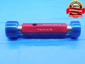 1 7/16 12 UNJ 3B THREAD PLUG GAGE 1.4375 GO NO GO P.D.'S = 1.3834 & 1.3891 CHECK - DW30976BQ4 1 7/16 12 UNJ 3B THREAD PLUG GAGE 1.4375 GO NO GO P.D.'S = 1.3834 & 1.3891 CHECK - DW30976BQ4