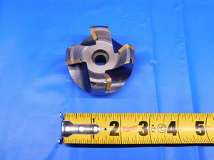 2" O.D. 45 DEG FACE MILL 3/4 PILOT 5/16 KEY HOLDS 4 INSERTS 2.0 INDEXABLE CNC - BR6933BL4