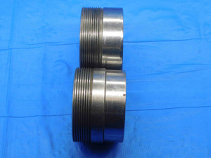 SHOP MADE 2 1/2 14 THREAD PLUG GAGE 2.5 2.50 2 1/2"-14 GO AND NO GO INSPECTION - DW31013BK4