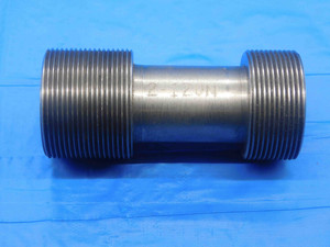 SHOP MADE 2" 12 UN THREAD PLUG GAGE 2.0 2"-12 GO AND NO GO INSPECTION CHECK - DW31021BK4 SHOP MADE 2" 12 UN THREAD PLUG GAGE 2.0 2"-12 GO AND NO GO INSPECTION CHECK - DW31021BK4