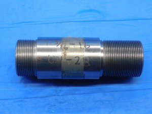 SHOP MADE 1 5/16 16 UN 2B THREAD PLUG GAGE 1.3125 GO AND NO GO INSPECTION CHECK - DW31023BK4 SHOP MADE 1 5/16 16 UN 2B THREAD PLUG GAGE 1.3125 GO AND NO GO INSPECTION CHECK - DW31023BK4
