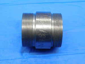 SHOP MADE 1 5/8 16 UN 2B THREAD PLUG GAGE 1.625 GO AND NO GO INSPECTION CHECK - DW31034BK4