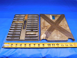 DELTRONIC TENTH PLUG GAUGE SET 1/2 .4988 - .5012 IN .0001 .50 MISSING TWO GAUGES - BR7001BK4