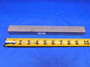 FEDERAL A822 10" STEEL RECTANGULAR GAGE BLOCK 10.000 CALIBRATION INSPECTION - BR7005BK4