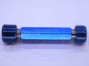 1 3/8 12 UNJF 3B THREAD PLUG GAGE 1.375 1.3750 GO NO GO P.D.'S = 1.3209 & 1.3270 - DW31296BQ4