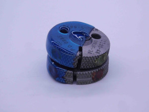 4 48 UNJF 3A THREAD RING GAGES #4 .112 .1120 GO NO GO P.D.'S = .0985 & .0967 - DW31364OB4