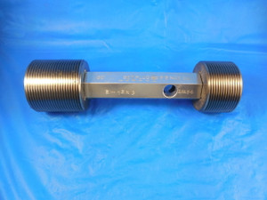 2" 12 N 3 SET THREAD PLUG GAGE 2.0 GO NO GO P.D.S= 1.9459 & 1.9412 INSPECTION