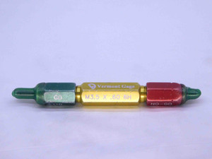 M3.5 X .6 6H VERMONT THREAD PLUG GAGE 3.5 0.6 GO NO GO P.D.'S = 3.110 & 3.222 - DW31466BY4 M3.5 X .6 6H VERMONT THREAD PLUG GAGE 3.5 0.6 GO NO GO P.D.'S = 3.110 & 3.222 - DW31466BY4