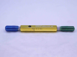 M10 X 1 6g METRIC SET THREAD PLUG GAGE 10 1.0 GO NO GO P.D.'S = 9.324 & 9.212 - DW31470BY4