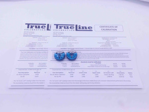 CERTIFIED 10 24 UNC 2A THREAD RING GAGES #10 .190 GO NO GO PD'S = .1619 & .1586 - DW31535TLC