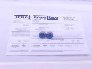 CERTIFIED 8 32 UNC 3A THREAD RING GAGES #8 .164 GO NO GO P.D.'S = .1437 & .1415 - DW31537TLC