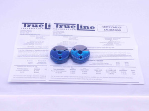 CERTIFIED M10 X 1.5 6g THREAD RING GAGES 10 GO NO GO P.D.'S = 8.994 & 8.862 - DW31542TLC