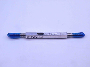 CERTIFIED 6 40 UNF 2A SET THREAD PLUG GAGE #6 .138 GO NO GO PDS= .1210 & .1184 - DW31545TLC