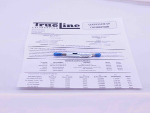 CERTIFIED 8 32 UNC 3A SET THREAD PLUG GAGE #8 .164 GO NO GO PDS= .1437 & .1415 - DW31549TLC