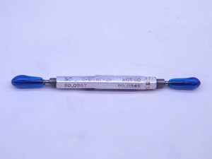 CERTIFIED 3 56 NF 2A SET THREAD PLUG GAGE #3 .099 GO NO GO PD'S = .0867 & .0845 - DW31552TLC