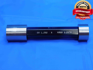 1.2520 & 1.2676 CL X PIN PLUG GAGE GO NO GO 1.2500 +.0020 1 1/4 32 mm 1.252 - CO0005BY4 1.2520 & 1.2676 CL X PIN PLUG GAGE GO NO GO 1.2500 +.0020 1 1/4 32 mm 1.252 - CO0005BY4