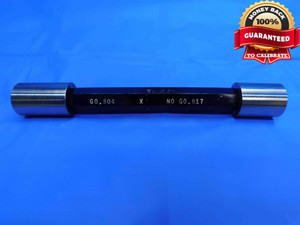.8040 & .8170 CL X PIN PLUG GAGE GO NO GO .8125 +.0045 13/16 20.752 mm .804 .817 - CO0011BY4