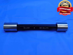 .8570 & .8750 CLASS X PIN PLUG GAGE GO NO GO ONSIZE 7/8 22.225 mm .857 .875 - CO0016BY4