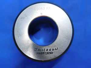 1.0053 CLASS XX MASTER PLAIN BORE RING GAGE 1.0000 +.0053 OVERSIZE 1.0 25.535 mm - CO0053BR4