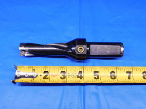 7/8 O.D. COOLANT THRU INDEXABLE INSERT DRILL ZTDX U0875 1" SHANK 2 FL .875 CNC - BR7321CB4