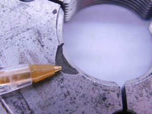 BUDGET 1 3/8 12 UNF 2A THREAD RING GAGE 1.375 GO ONLY P.D. = 1.3190 INSPECTION - DW31582LVR