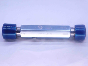 1 3/16 28 UN 3B VERMONT THREAD PLUG GAGE 1.1875 GO NO GO PD'S = 1.1643 & 1.1683 - DW31584BZ4 1 3/16 28 UN 3B VERMONT THREAD PLUG GAGE 1.1875 GO NO GO PD'S = 1.1643 & 1.1683 - DW31584BZ4