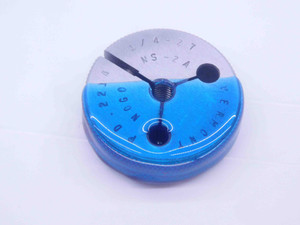 1/4 27 NS 2A VERMONT THREAD RING GAGE .25 .250 NO GO ONLY P.D. = .2214 UNS-2A - DW31674CC4