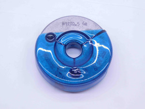 M12 X .5 6g METRIC THREAD RING GAGE 12 0.5 NO GO ONLY P.D. = 11.567 INSPECTION - DW31771CC4