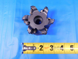 3" O.D. FACE MILL 1" PILOT 3/8 KEY HOLDS 6 INSERTS 3.0 INDEXABLE CNC TOOLING - BR7620CE4
