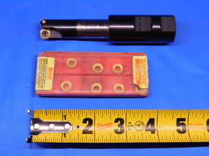 SANDVIK 3/4 O.D. FACE MILL RA300-019M25-10L 1" SHANK 2 POCKETS RCKT 09 T3 00-PM - BR7624CE4