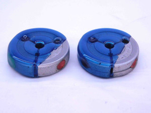 1/4 48 NS 3 THREAD RING GAGES .25 .250 .2500 GO NO GO P.D.'S = .2365 & .2346 - DW31835CC4