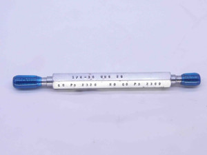 1/4 36 UNS 2B VERMONT THREAD PLUG GAGE .25 .250 GO NO GO P.D.'S = .2320 & .2360 - DW31872CC4