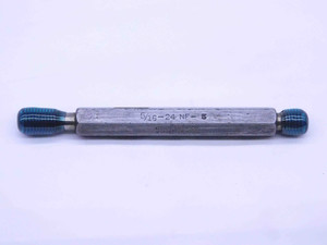 5/16 24 NF 5 THREAD PLUG GAGE .3125 GO NO GO P.D.'S = .2854 & .2866 UNF-5 CHECK - DW31885CB4
