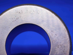 1.2510 CL XX MASTER PLAIN BORE RING GAGE 1.2500 +.0010 1 1/4 31.775 mm 1.251 - BR7760BR4