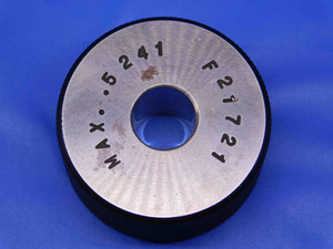.5241 MASTER PLAIN BORE RING GAGE .5313 -.0072 UNDERSIZE 17/32 13.312 mm CHECK - BR7810BR4