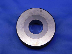 .62505 CARBIDE MASTER PLAIN BORE RING GAGE ONSIZE 5/8 16 mm INSPECTION CHECK - BR7829BR4 .62505 CARBIDE MASTER PLAIN BORE RING GAGE ONSIZE 5/8 16 mm INSPECTION CHECK - BR7829BR4
