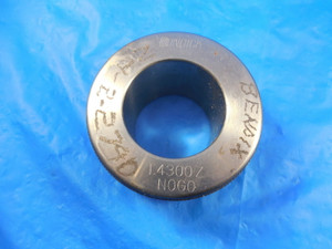 1.4300 CLASS Z NO GO SMOOTH PLAIN BORE RING GAGE 1.4375 - .0075 UNDERSIZE 1 7/16
