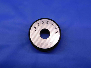 .42053 CL XX MASTER PLAIN BORE RING GAGE .4219 -.0014 OVERSIZE 27/64 10.681 mm - BR7911BR4 .42053 CL XX MASTER PLAIN BORE RING GAGE .4219 -.0014 OVERSIZE 27/64 10.681 mm - BR7911BR4