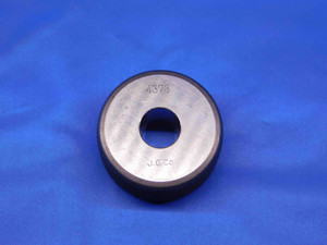 .4378 MASTER PLAIN BORE RING GAGE .4375 +.0003 OVERSIZE 7/16 11 mm INSPECTION - BR7920BR4