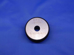 .24975 CLASS XX MASTER PLAIN BORE RING GAGE .2500 -.0003 UNDERSIZE 1/4 6.344 mm - BR7960BR4