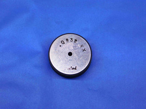 .0932 CLASS XX MASTER PLAIN BORE RING GAGE .0938 -.0006 UNDERSIZE 3/32 2.367 mm - BR8011BR4