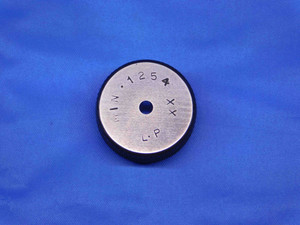 .1254 CLASS XX MASTER PLAIN BORE RING GAGE .1250 +.0004 OVERSIZE 1/8 3 mm CHECK - BR8040BR4