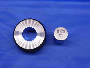.7502 CLASS XX MASTER PLAIN BORE RING GAGE W/ DP20-B2 .4502 C93 AIR PLUG GAGE - BR8050BR4