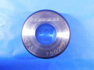 .7502 CLASS XX MASTER PLAIN BORE RING GAGE W/ DP20-B2 .4502 C93 AIR PLUG GAGE - BR8050BR4